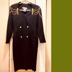 Vintage Jackie K. Coat Wool Dress
